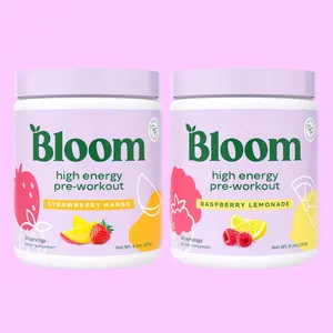 Bloom Nutrition High Energy Pre-Workout Powder (30 Servings) - 2 Pack - Natural Caffeine, Amino Acids & Focus Support for Endurance Bloom Nutrition High Energy Pre-Workout Powder (30 Servings) - 2 Pack - Natural Caffeine, Amino Acids & Focus Support for Endurance