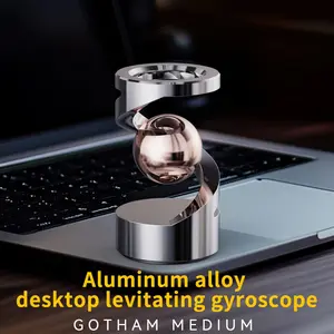Christmas Toys Christmas ToysAnti gravity spinning gyroscope Metal magnetic levitation desktop toy Relieve stress EDC office decompression toy Gift for adult