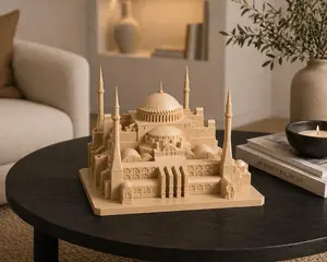 Hagia Sophia Miniature Model, Istanbul-Inspired Home Decor Statue for Home Supplies Display