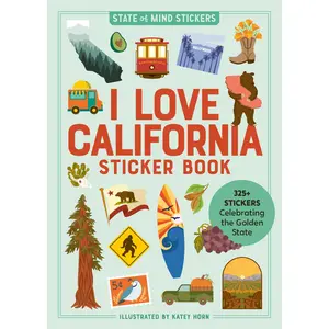 I Love California Sticker Book by Workman Publishing, Katey Horn [Paperback Book]