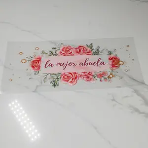 Abuelita Hispana Latin Grandma UVDTF Cup Wrap for 16oz Cups