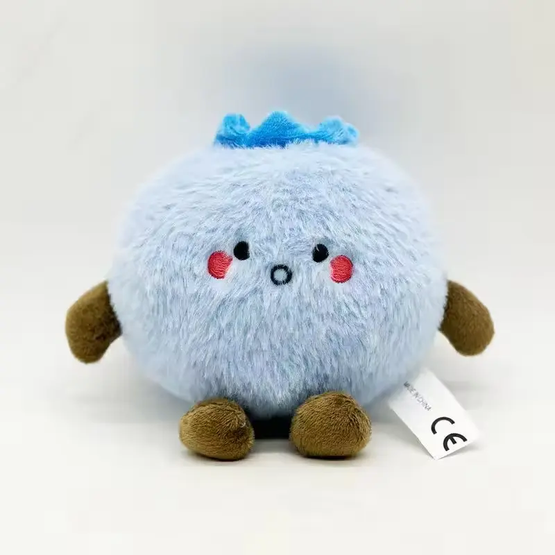 14cm Simulation New Innocent Blueberry Doll Stuffed Plush Toy Cartoon Anime Cute Pillow for Children's Birthday Gift Fun Doll