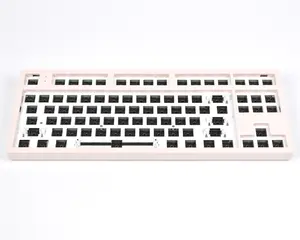 Basaltech DIY 87 Keys RGB Modular 80% Wired Kit w/Hot-Swap Switch Sockets (5-pin) Mechanical Keyboard