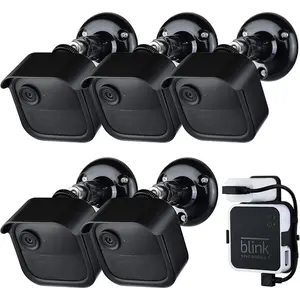 5PACK Blink Outdoor Camera Mount Bracket with Sync Module 2 Outlet Mount for Blink Outdoor 4th/3rd Camera (Blink Camera Not Include)