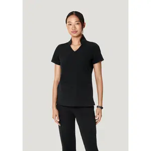 Multi Wear Collar Top Black