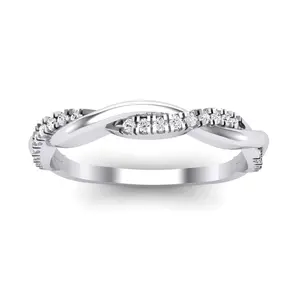 Valli Round Cut Lab Diamond Eternity Trendy Ring