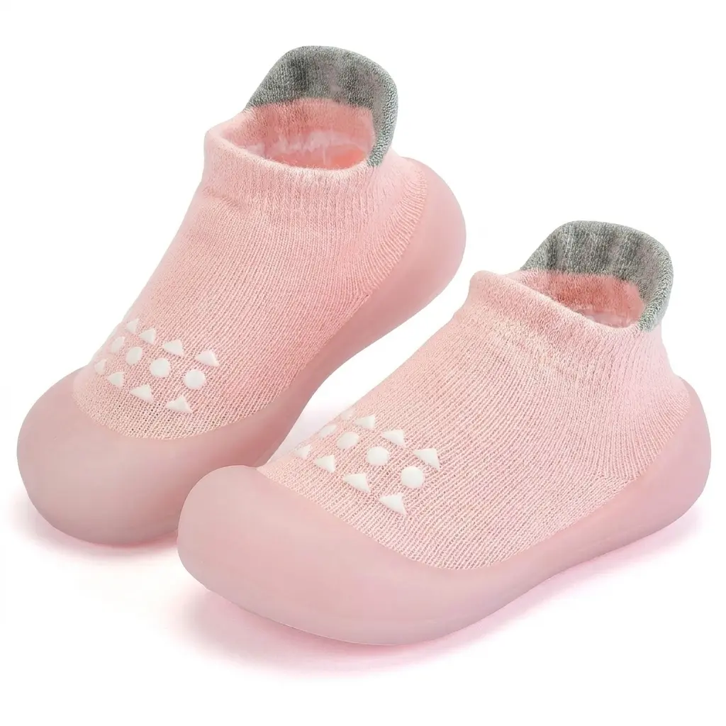 Baby Sock Shoes Infant Shoes Baby Slippers Newborn Crib Shoes Toddler Shoes for 6 9 12 24 36months Baby Boys Girls Shoes Indoor Outdoor Adorable Walking Shoes Lightweight Breathable little kids Sneakers for 0 1 2 3yrs old