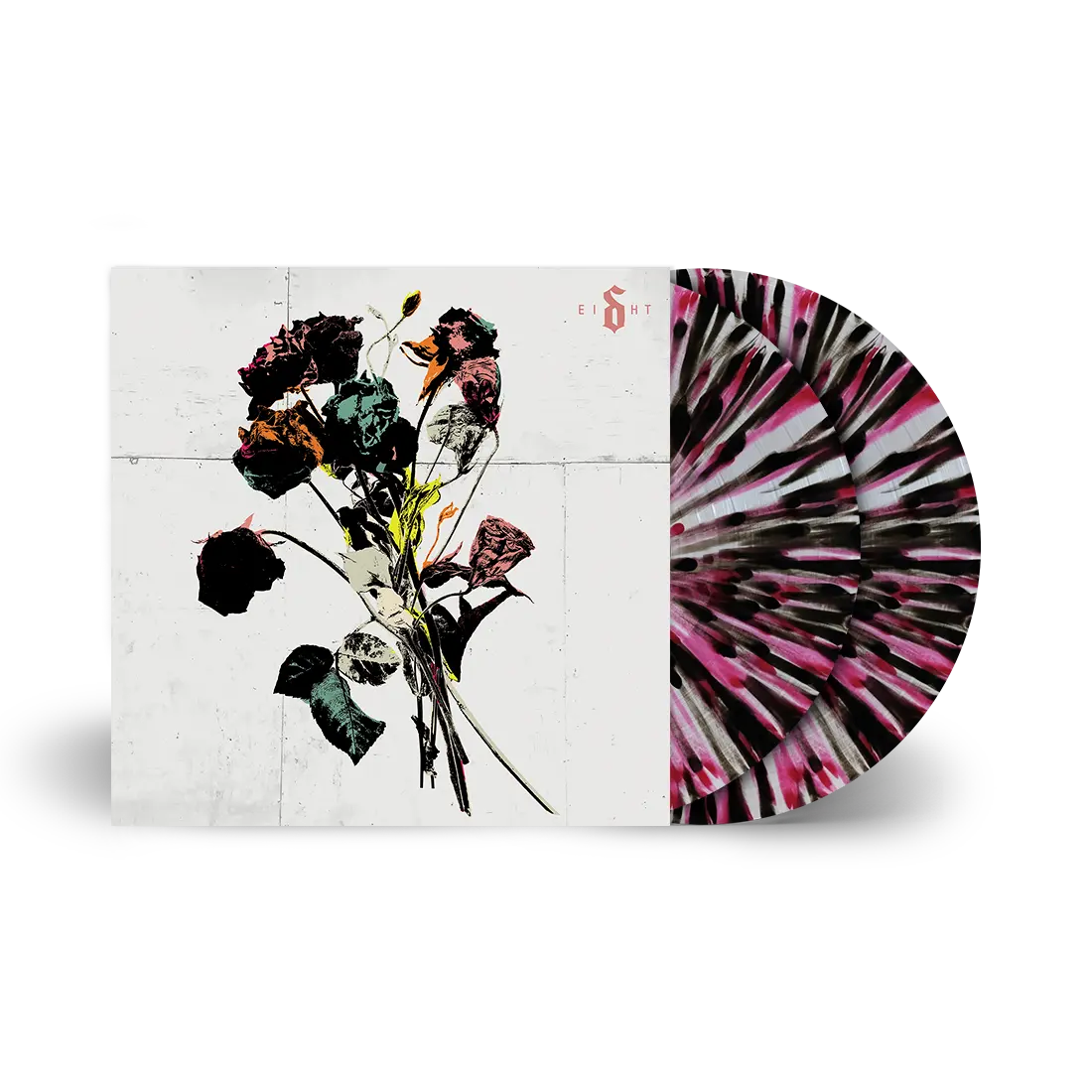 EI8HT - Pink/Black/White Splatter Vinyl (Webstore Exclusive)