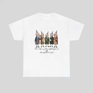 Funny Founding Fathers Party Like It’s 1776 T-Shirt | USA 250th Anniversary Humor Tee