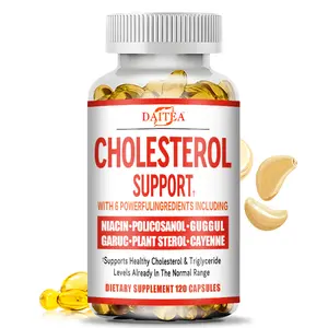 Daitea Cholesterol Health Supplement - Supports cardiovascular health, supports cholesterol levels  120 Capsules