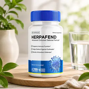 Herpafend Skin Health Capsules, Supports Healthy Clear Skin, Daily Skin Wellness Supplement for Skin Health & Immune Support, 60 Capsules