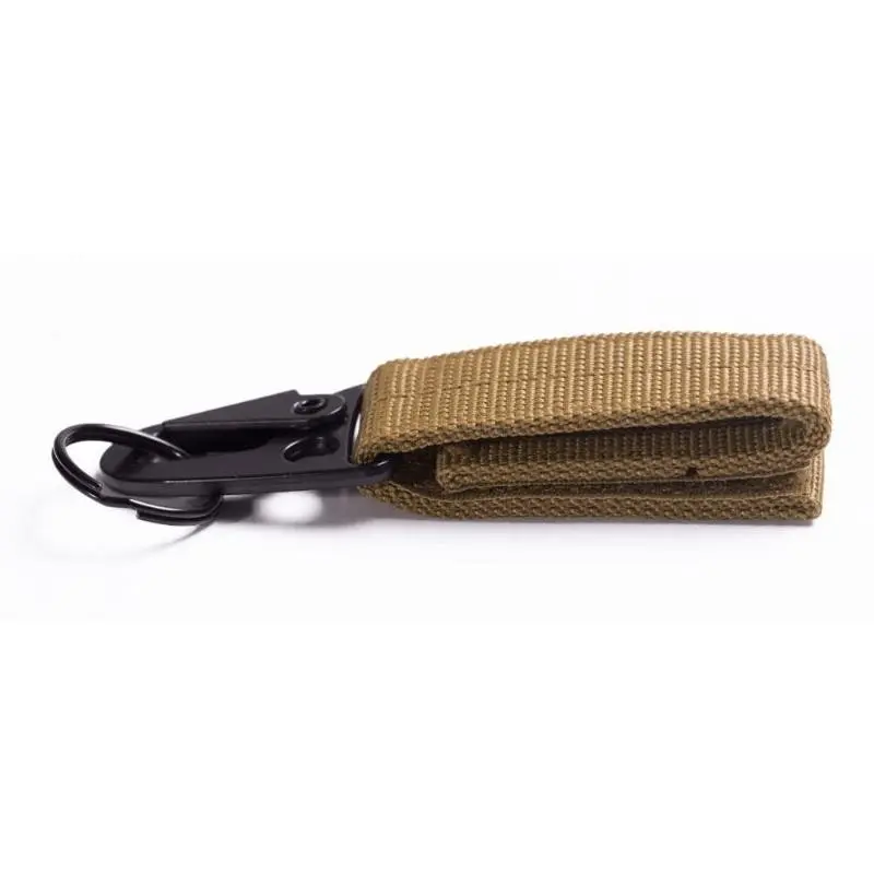 MOLLE Webbing Buckle Outdoor Tactical Buckle High Strength Nylon Key Hook Mountaineering Buckle Camping Hiking Accessories Heavy Duty Keychain