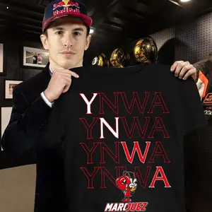 Racing Legend T-Shirt, Hoodie, Sweatshirt Marc Márquez YNWA S to 3XL Classic Cotton Menswear Top