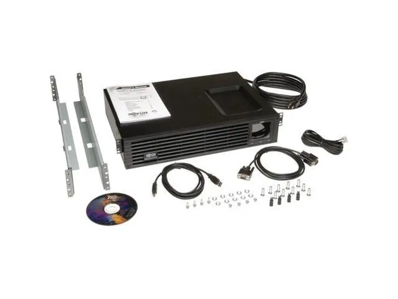 Tripp Lite SMART1000RMX2UN Line-Interactive Sine Wave UPS Power Stabilizer, 120V, 1000VA/900W, 2U Extended Run Unit with WEBCARDLX, Batteries, 6.30 Minute Battery Runtime, 57.4 lbs