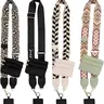 Crossbody Phone Lanyard Adjustable Detachable Pouch, Hands-Free Zippered Wallet Strap for Cell Phone & Keys, Secure Clip-and-Go Anti-Drop Universal Phone Card for Travel, Running, Shopping, Women & Men