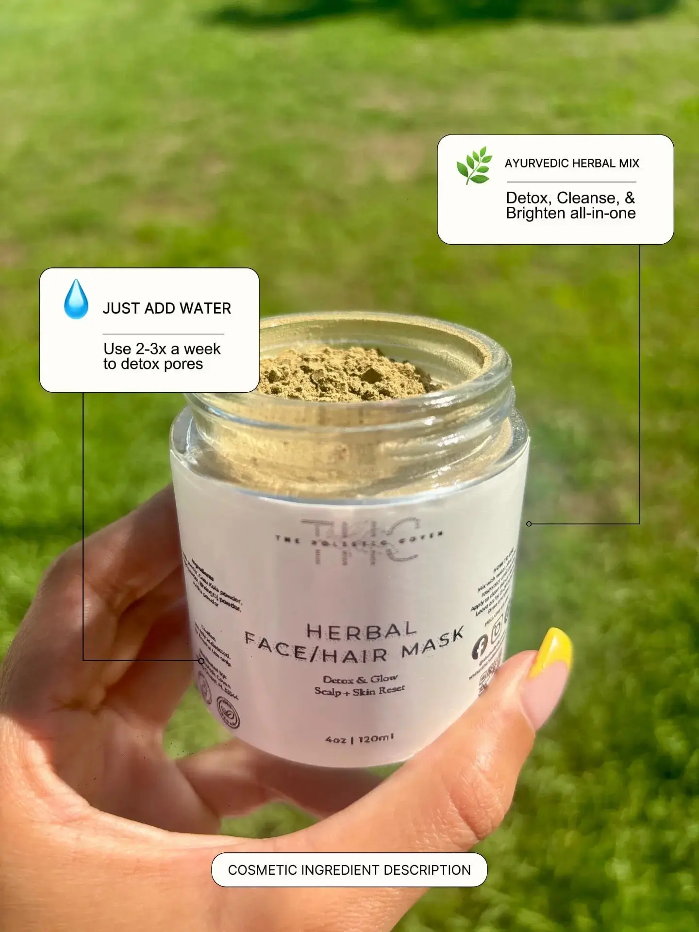 Ayurvedic Herbal Detox Mask Powder