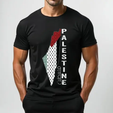 Men's Pure Cotton Round Neck Short-Sleeve T-Shirt - Breathable Classic Fit Casual Graphic Streetwear Menswear Top, All-Season Easy-to-Style (S-5XL)