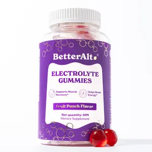 BetterAlt Electrolyte Gummies | Fruit Punch Flavor | For Intense Hydration, Muscle Recovery | 1-Month Dietary Supplement