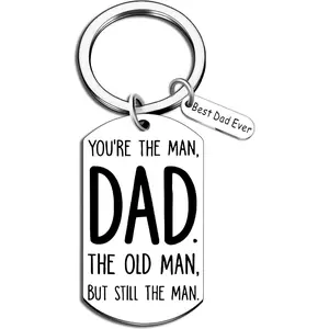 Fathers Day Gift from Daughter Son Best Dad Ever Gifts Dad Keychain Funny Dad Gifts From Daughter Father’s Day Birthday Gifts Funny Keychains for Men Christmas Stocking Stuffers for Dads