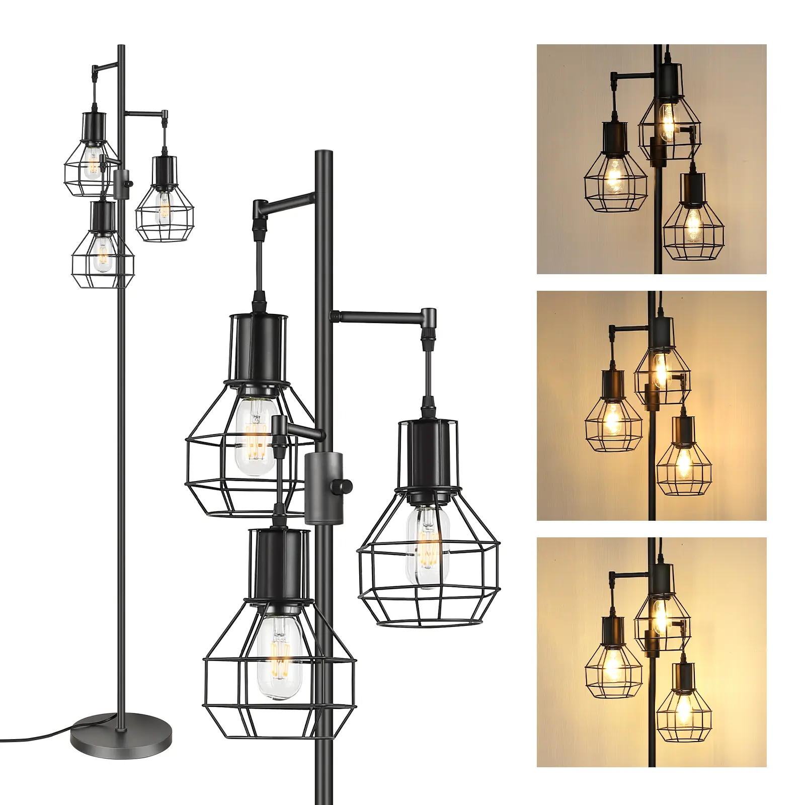 Matte black paint finish