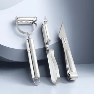 Stainless Steel Fruit Vegetable Slicer Shredder for Potato Carrot Cucumber Dishwasher Safe Rustproof Easy Clean Kitchen Tool Multi Functional Durable Time Saving Home Commercial Use Food Prep Essential Vegetable Cutting Slicer