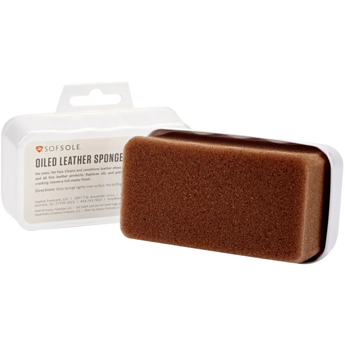 Sof Sole Oiled Leather Sponge, Work, Shoe Cleaner, Footwear
