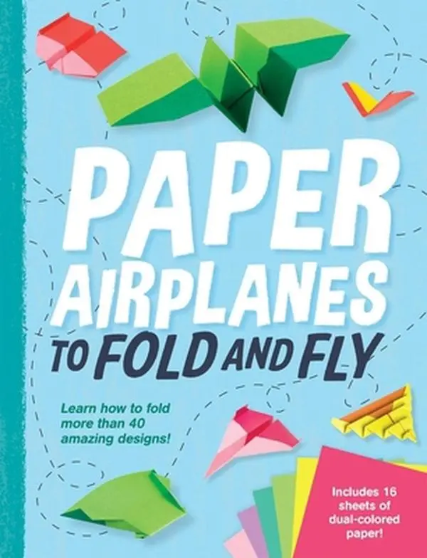 Used "Paper Airplanes to Fold and Fly" Paperback Book - Dean Mackey, Handmade Paper Planes Guide, Airplane Designs Resource, Paper Airplane Designs