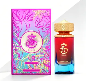 Paris Corner Khair Confection EDP 3.4 Fl Oz 100ml, Unisex Sweet Candy Scent Perfume, Delicious Fragrance with Luscious Pear, Whipped Cream, Jasmine & Vanilla, Long-Lasting Sweet Aroma for Daily Wear & Gifting