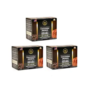 2 in 1 Black Coffee Combo Set Of 3 Reishi Ganoderma