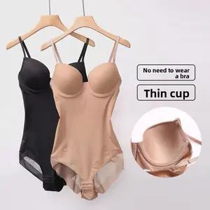 Shapewear Women's One-piece Suspender Shaping Belly Closure Beauty Clothing Corset Belly Clothes Waist Mesh Yarn