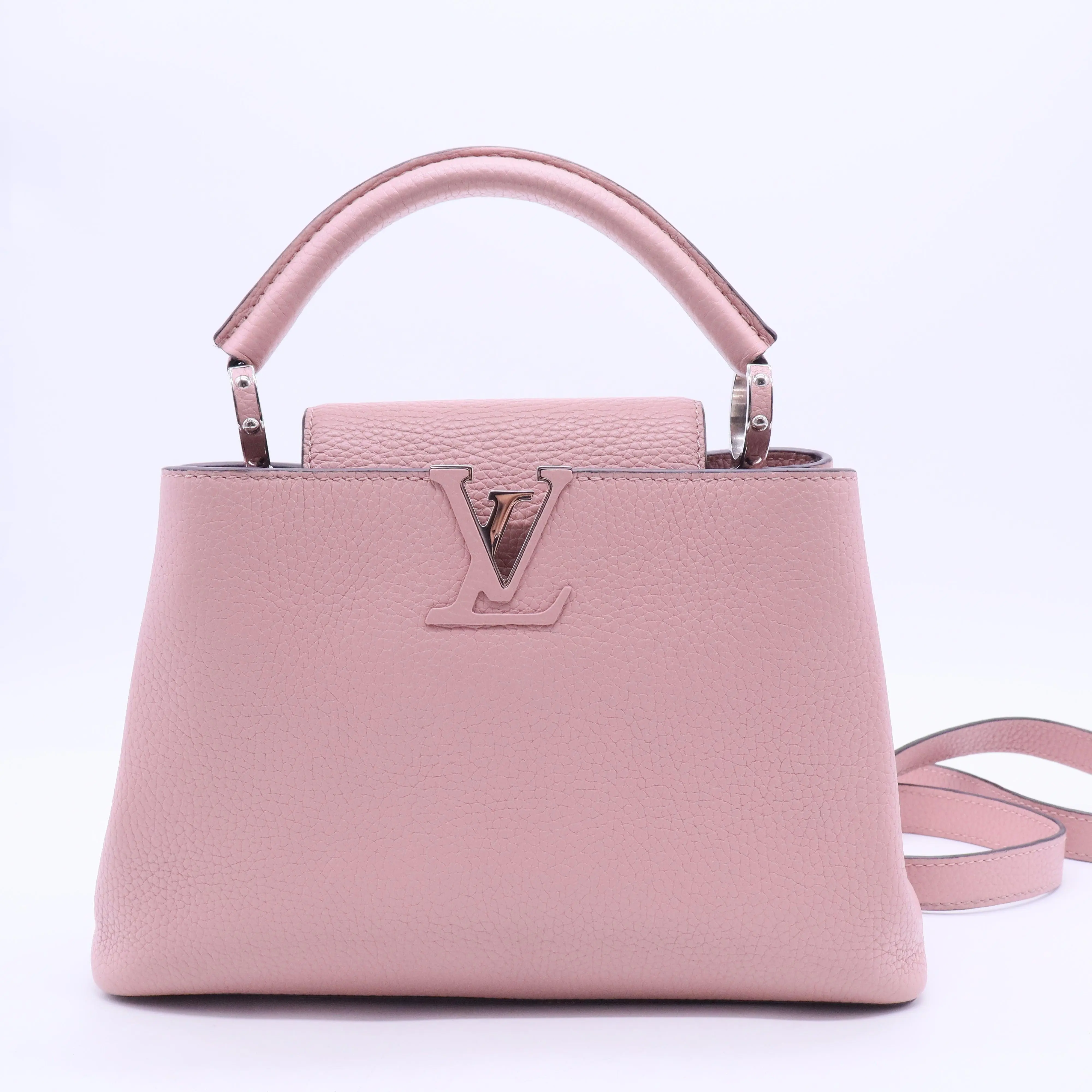 Pre-owned Louis Vuitton Leather Small Leather Goods Capucines Bag BB B20139