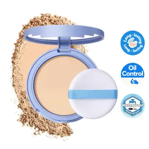 Soft Focus Finish Powder Makeup, Long-lasting Setting Powder Oil Control, Waterproof, Natural Cosmetics, Lightweight & Breathable with a Matte