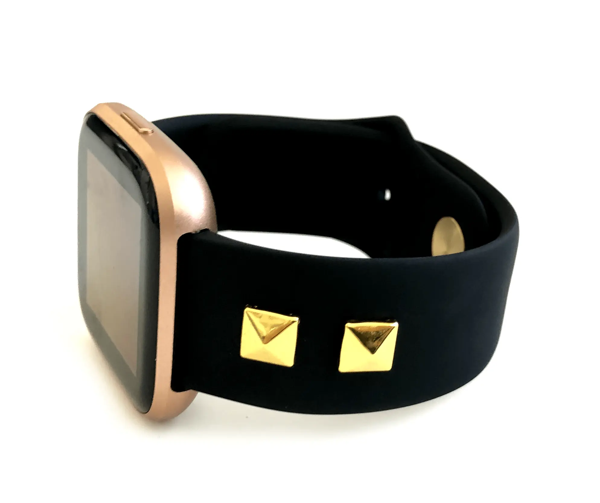 Studded Silicone Watch Band for Fitbit Watch