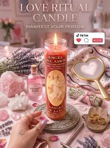 Angel Love Ritual Candle  – Vela Ángel del Amor | Attract True Love, Sweetness, Union & Emotional Healing