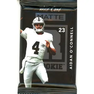 2023 Wild Card Matte Guaranteed Encased Rookie Card Aidan O'Connell RC