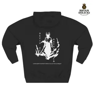 Devil of Antarctica Hoodie, Shadow Slave Inspired Graphic Hoodie, Unisex Dark Fantasy Streetwear