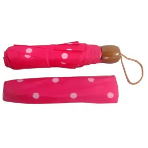 Supermini in Polka Dot Print, Pink