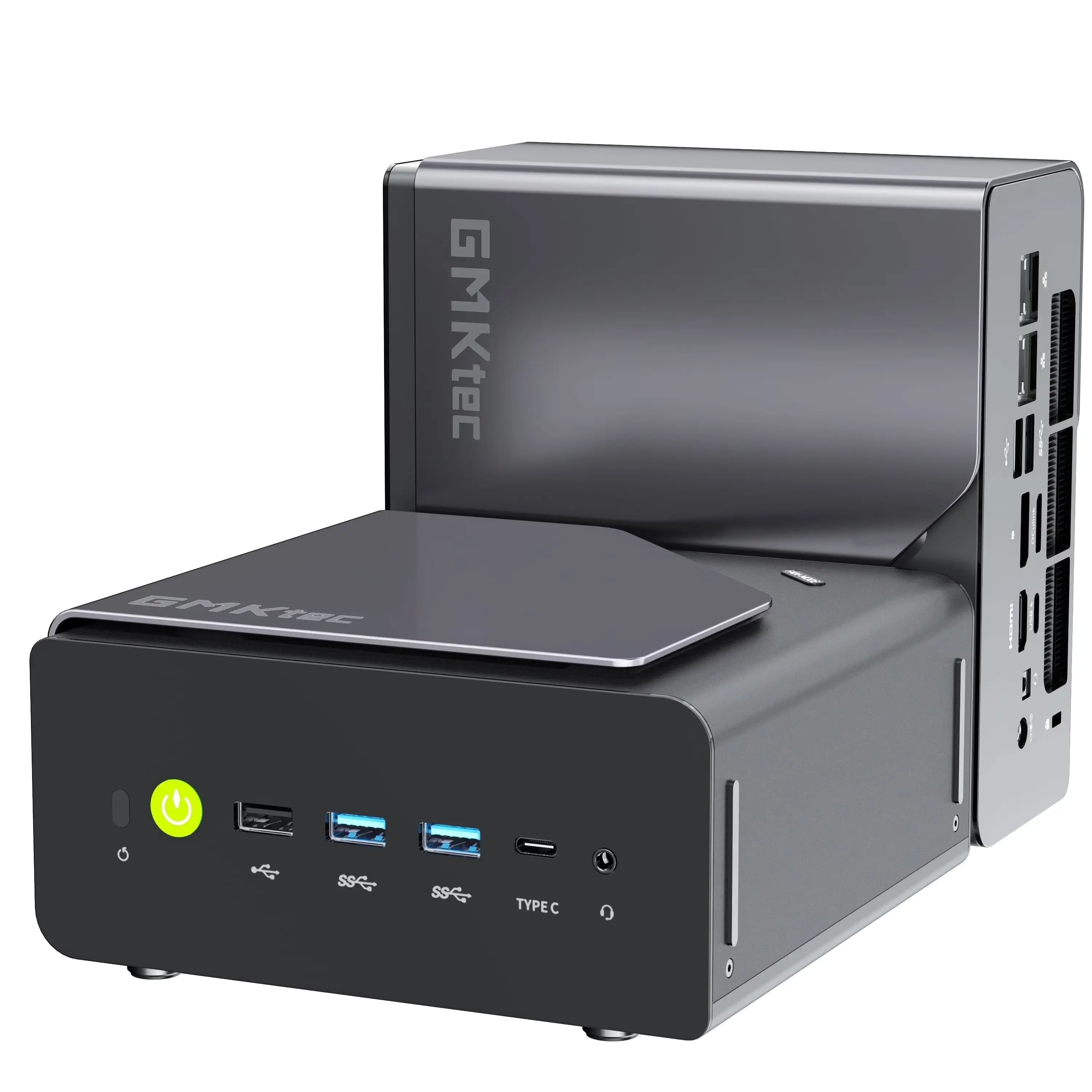 GMKtec Mini Gaming PC，32GB RAM 1TB SSD，AMD Ryzen 7 H 255 (Upgraded 8745HS) , Desktop Mini Computers, WiFi 6E, BT 5.2, NucBox K12