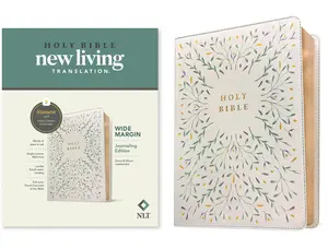 NLT Wide Margin Bible, Filament Enabled (Leatherlike, Grace & Bloom, Red Letter) -- New Living Translation - Bible