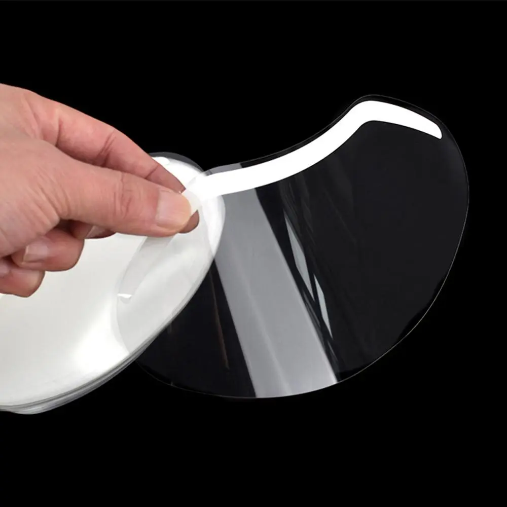 Transparent Plastic Face Shield For Hair Salon, 10pcs Shower Face Eye Shields, Clear Visors Eye Protector Makeup Protective Eyebrow Shower Visor for Eyelash Extensions
