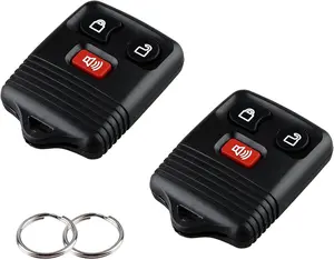 2Pack Replacement Keyless Entry Remote, 3 Button Remote Control, CWTWB1U345 Remote Control Car Key Fob for Ford 1998-2016 F-150 F-250 F-350, Mazda, Mercury, Lincoln