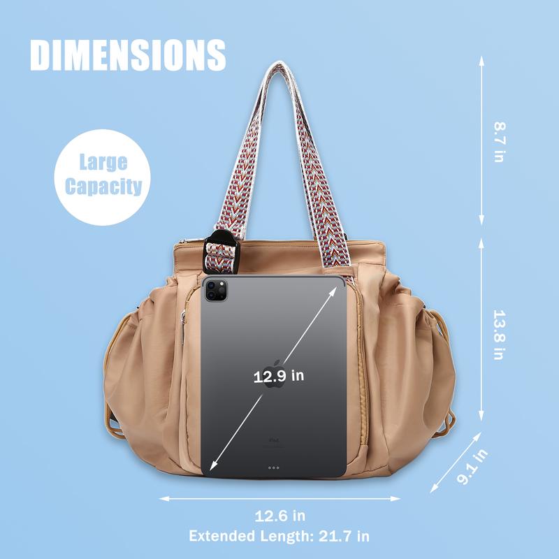 BIIVOYA Multi-Functional Women's Fashion Mommy/Diaper/Tote/Shoulder Bag — Large Travel Backpack | Expandable Commuter Bag, Daily Use & Holiday Gift