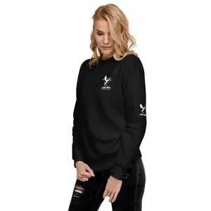 Bound by Fantasy Unisex Premium Sweatshirt - 100% Cotton Face, Soft Fleece Inside, Ribbed Crew Neck, Long Sleeve Cuffs, Flat Hem, Contemporary Streetwear Look