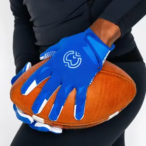 VPRO3 Royal Blue Receiver Football Gloves