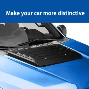 [Durable Decorative] ABS Black Front Bumper Engine Hood Vent Cover for Ford F150 Rapr 2015-| Durable Decorative Accessory, Christmas, gifts