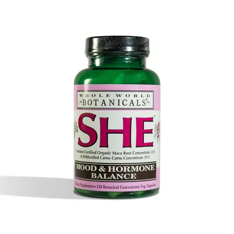 Whole World Botanicals SHE Mood & Hormone Balance Veg Caps Supplement for Healthier Lifestyle - Healthcare, Dietary