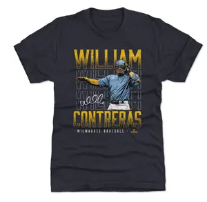 MLBPA William Contreras | Milwaukee Repeat | Premium Tri-Blend Graphic T-shirt