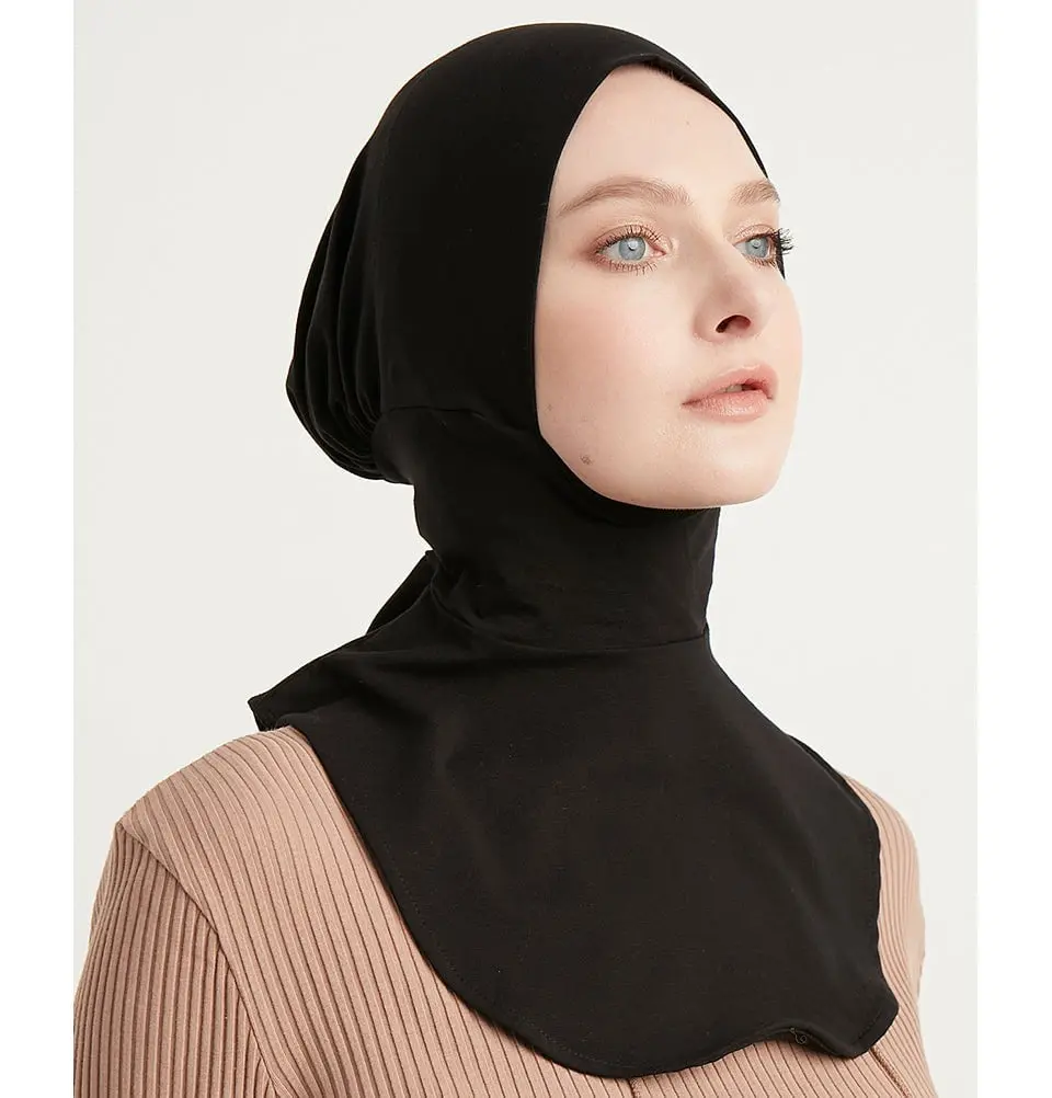 Premium Cotton Ninja Underscarf - Black