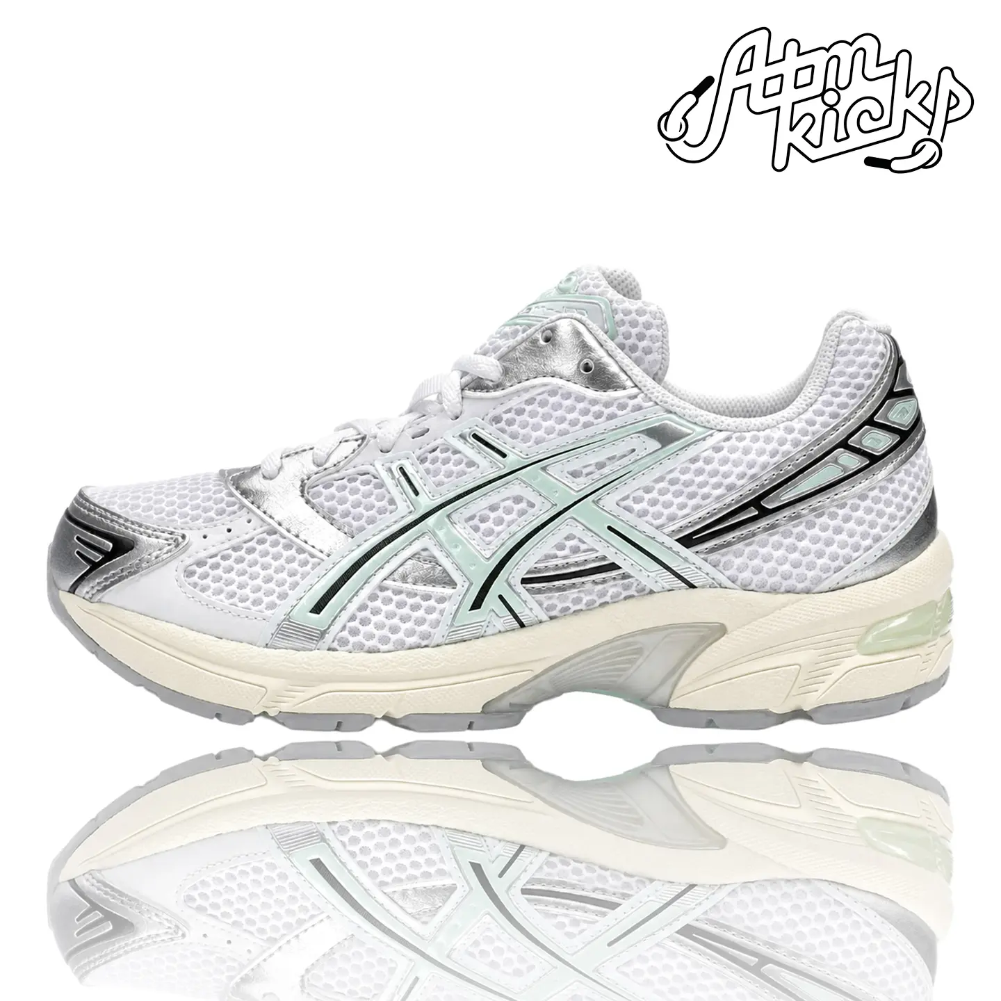 ASICS Gel-1130 White Mint Tint (Women's) 1202A164-120 Authentic Shoes Footwear Sneaker Trainer Comfortable Walking Fashion Trending Gift