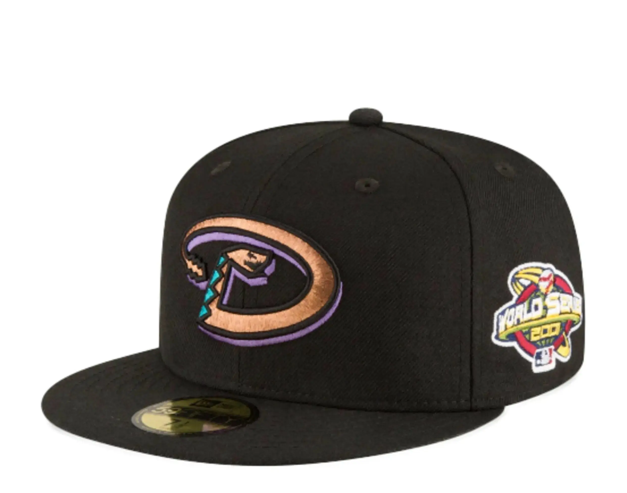 New Era 59FIFTY MLB Arizona Diamondbacks Fitted in Black | 2001 World Series Wool